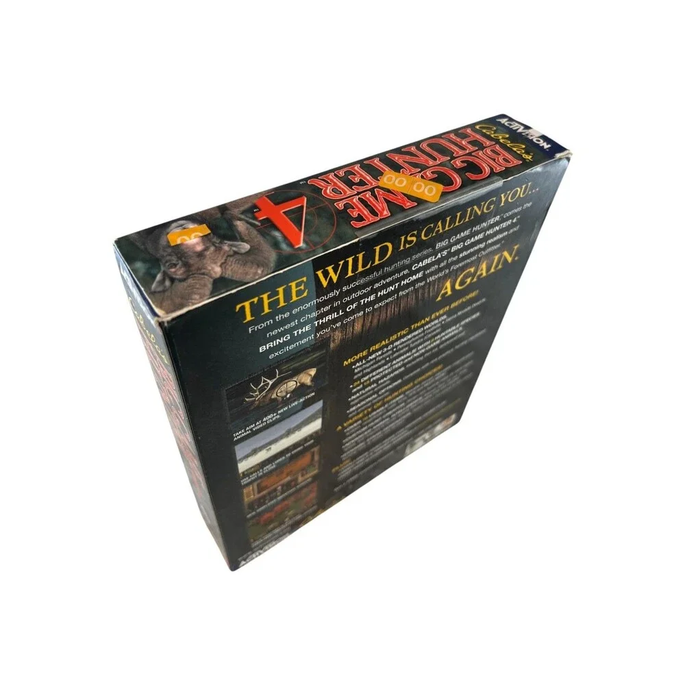 Cabelas Big Game Hunter 4 PC Big Box Sealed 2000